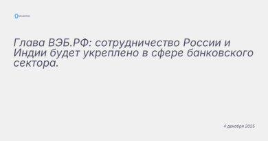 Изображение к новости: Глава ВЭБ.РФ: сотрудничество России и Индии будет