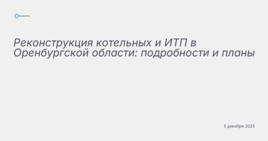 Изображение к новости: Реконструкция котельных и ИТП в Оренбургской облас