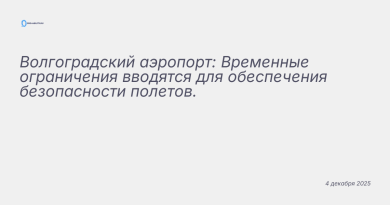 Изображение к новости: Волгоградский аэропорт: Временные ограничения ввод