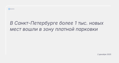 Изображение к новости: В Санкт-Петербурге более 1 тыс. новых мест вошли в зону платной парковки