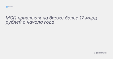 Иллюстрация к новости: МСП привлекли на бирже более 17 млрд рублей с нача
