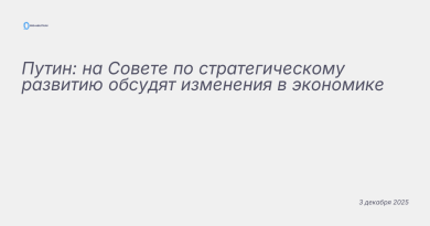 Иллюстрация к новости: Путин: на Совете по стратегическому развитию обсуд