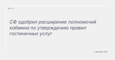 Изображение к новости: СФ одобрил расширение полномочий кабмина по утверждению правил гостиничных услуг